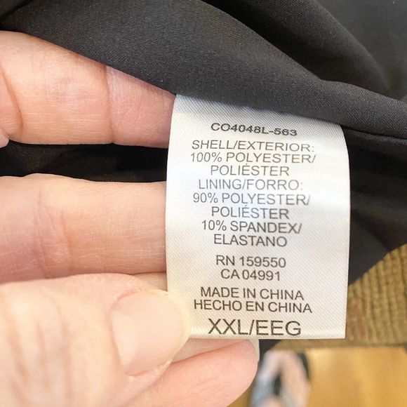 Dalia Ladies' Lined‎ Elastic Straight Pleated Midi Skirt Plus Size XXL Black EUC - Picture 9 of 10